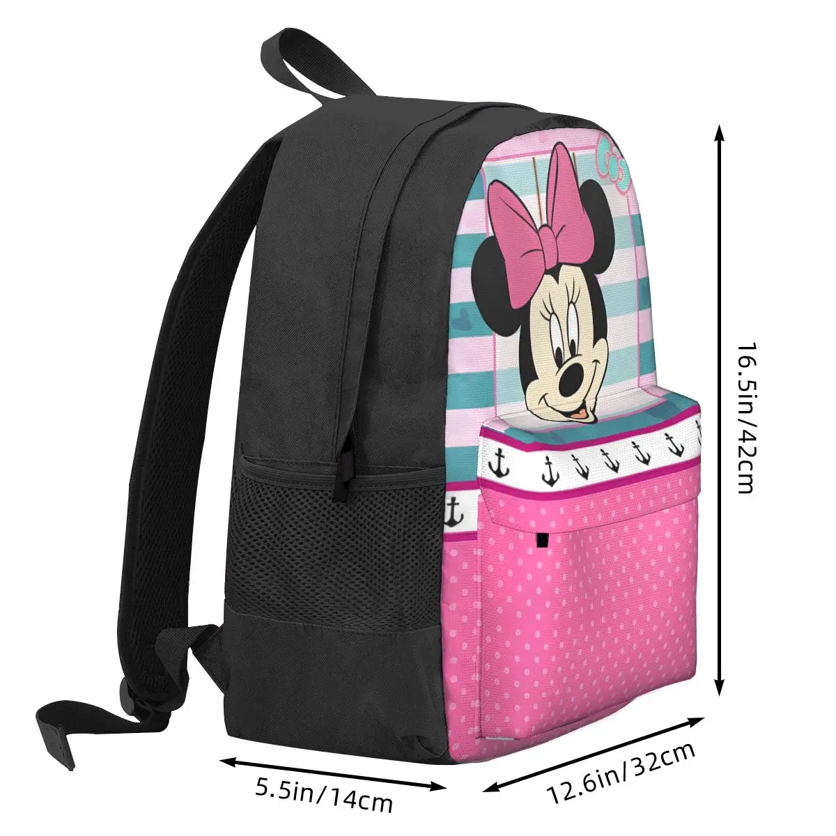 Cartoon Cute Minnie Mickey Mouse Women Backpack Mochila Children School Bag Pink Laptop Rucksack Kids Waterproof Shoulder Bag