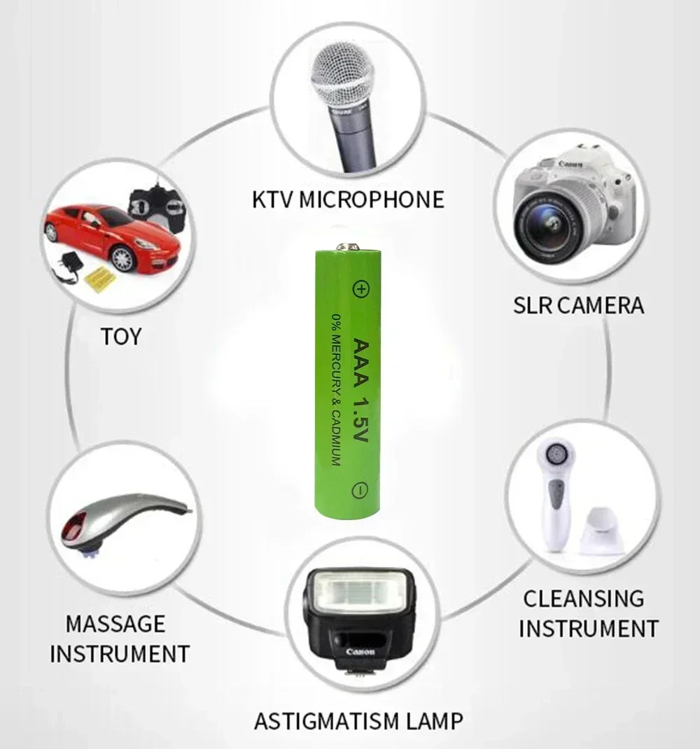 New 1.5V Rechargeable Battery, AAA1.5V3000mAh, Plus Charger Set Alkaline Technology, Suitable for Remote Control,shaver