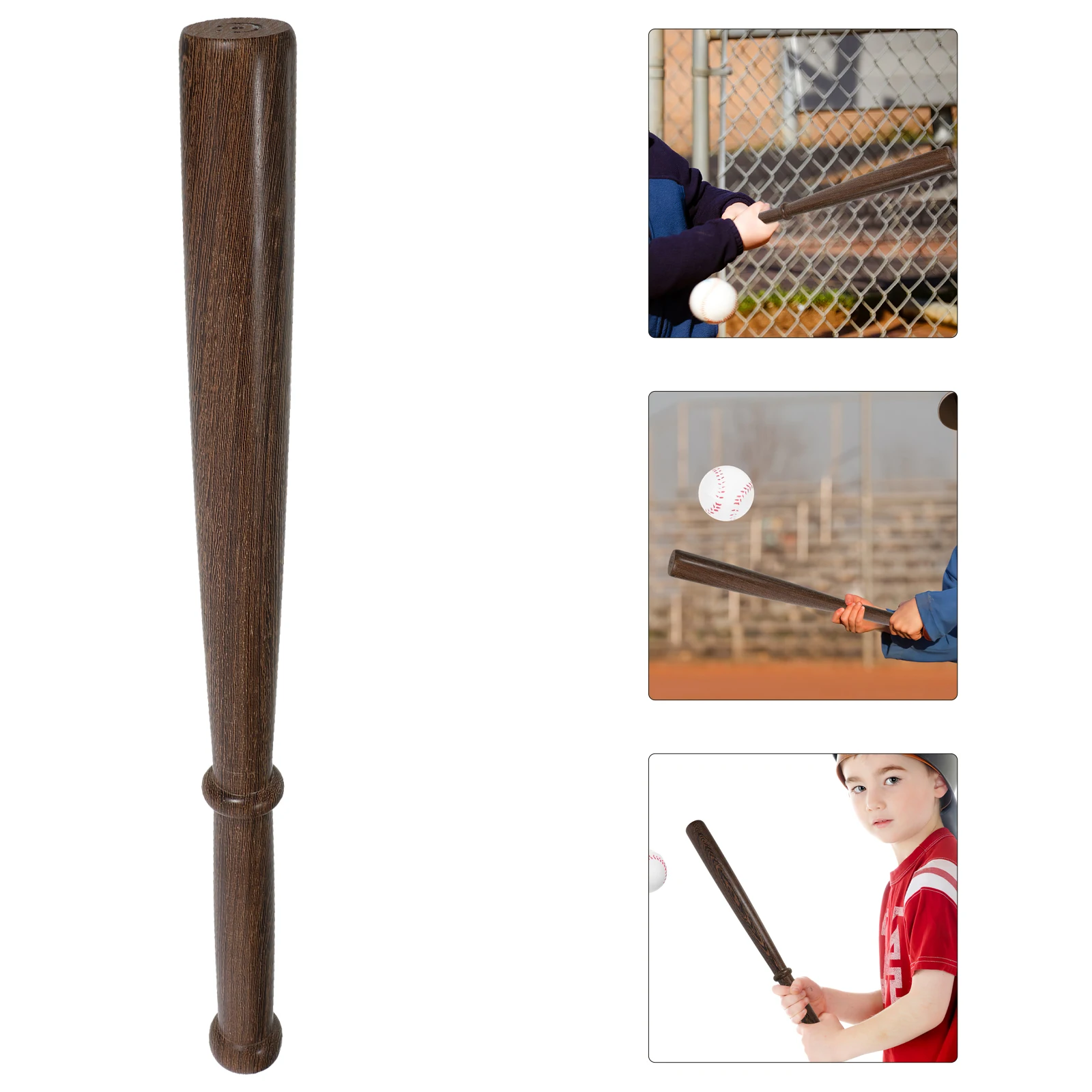 Wooden Baseball Bat Baseball Training Bat Wood Baseball Stick Vintage Baseball Exercising Bat Adult Multipurpose Training Stick