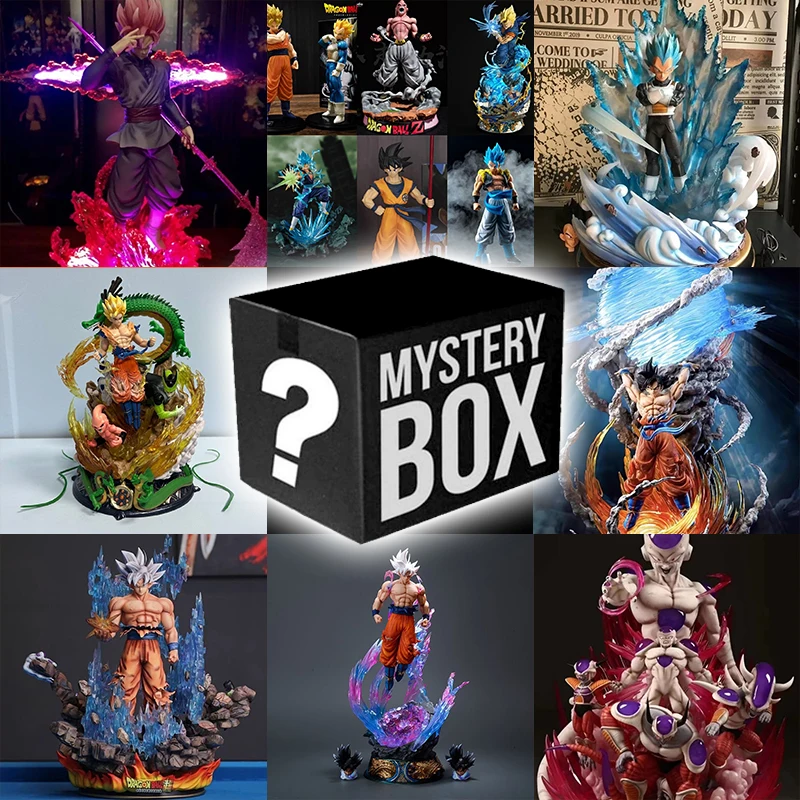 Anime Dragon Ball Figure Mystery Box Goku Frieza Vegeta Krillin Lucky Box Perfect Collectible Gift for Fans and Collectors