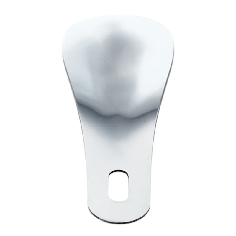 AS96-6Pcs Cuchara de zapatos larga profesional de metal de acero inoxidable de 10 cm y 4 pulgadas