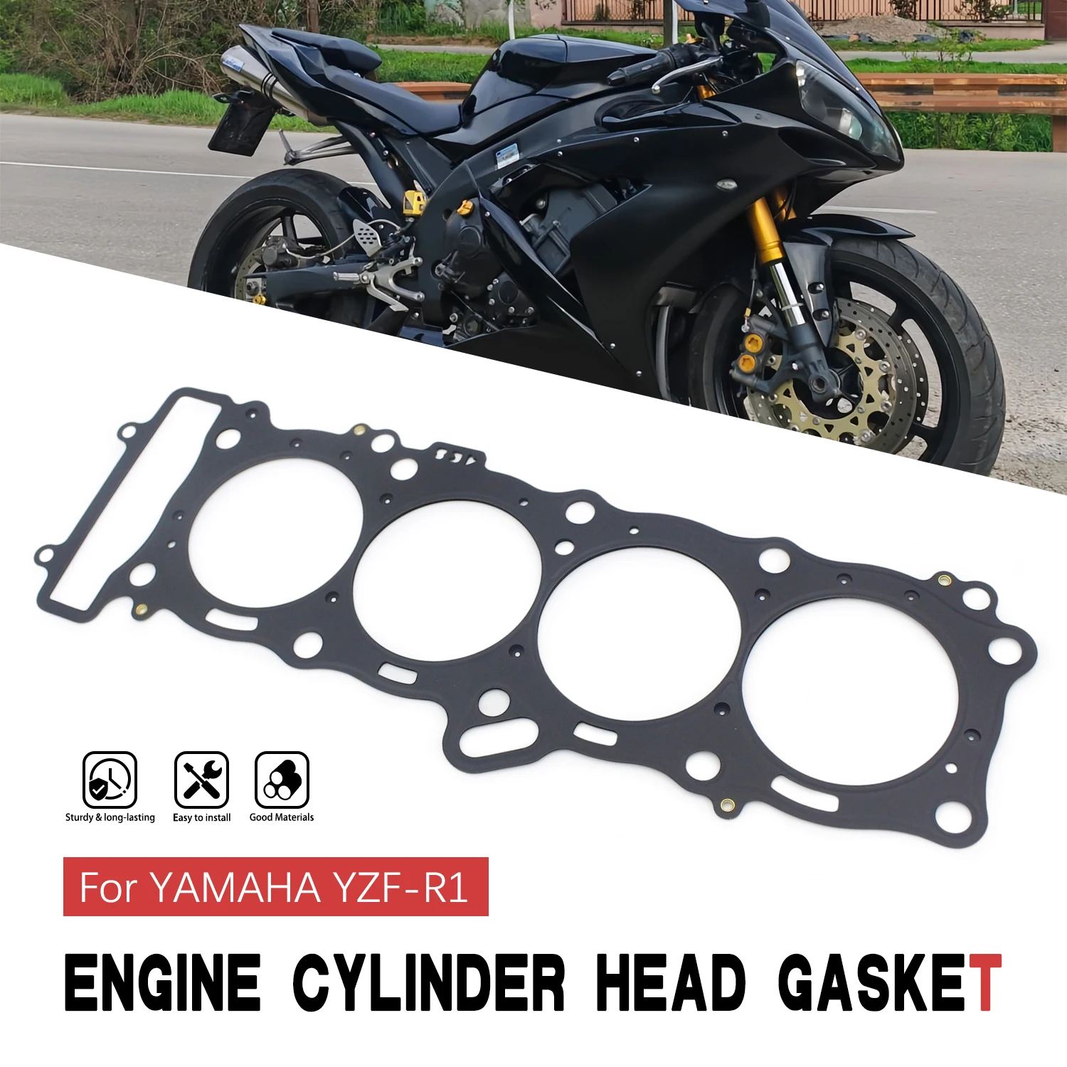 Cylinder Head Gasket 5VY-11181-00-00 For Yamaha YZF R1 2004 2005 2006 YZF-R1 YZFR1 Motorcycle Engine Seal Accessories
