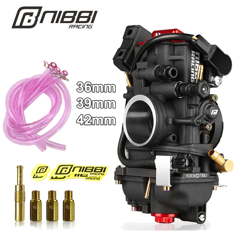 NIBBI FCR36/39/42mm Carburetor Fit for  4stroke Motorcycle