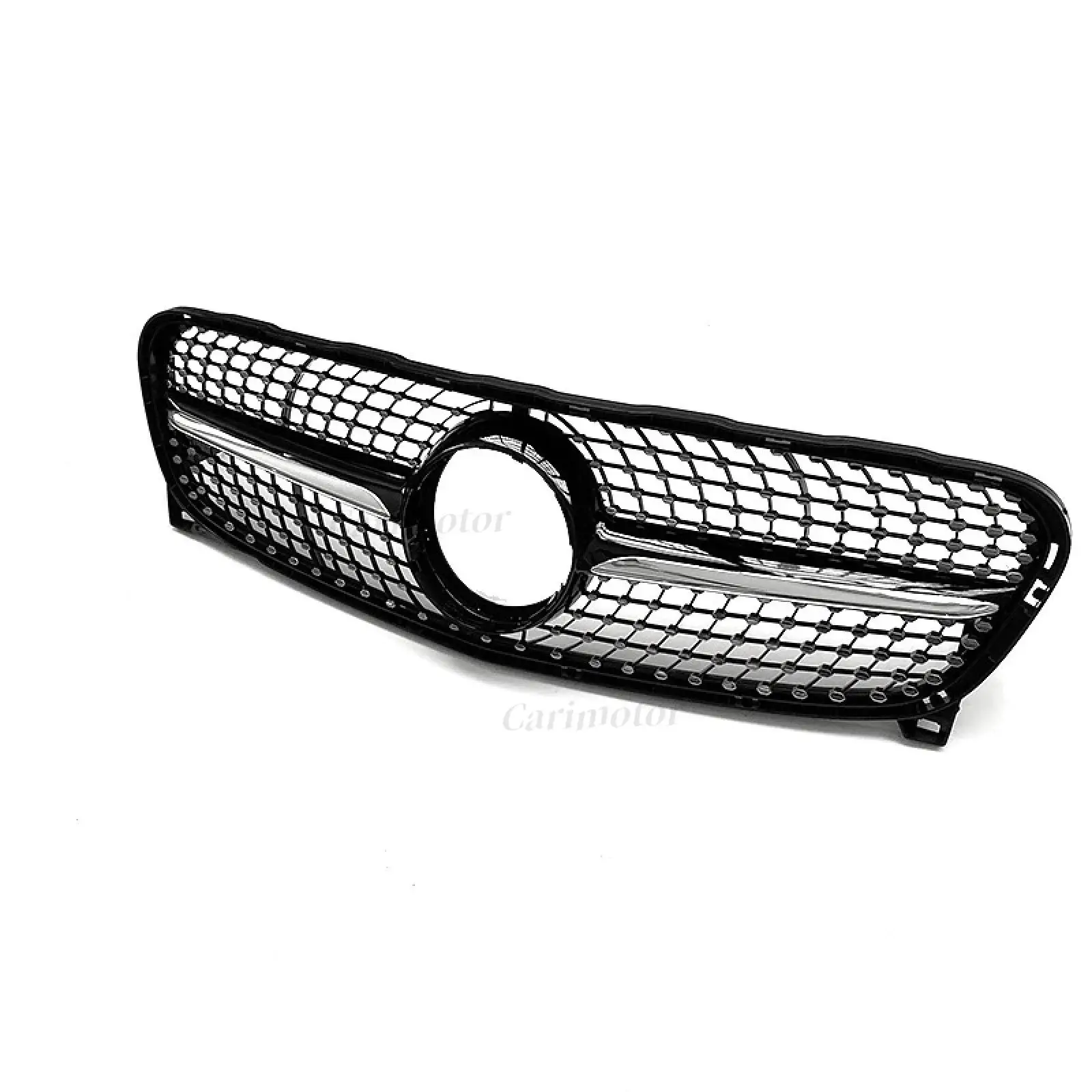 Front Upper Grill for 2014-2016 Mercedes Benz GLA class X156 Silver Diamond Look Front Grille