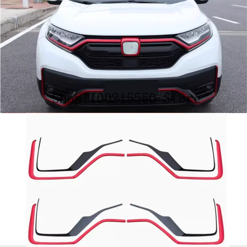 

Front Bumper Lip Molding Cover Moulding For Honda CR-V CRV 2021 2022 Car Style Trim Strip Frame Protector Decoration Accessories