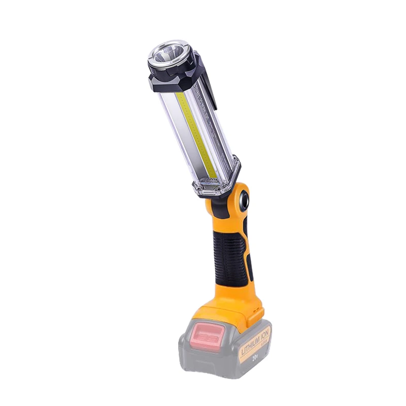 

2000LM for Dewalt 14.4V-18V LED Work Light Lithium Battery USB Flashlight New Portable LED Flashlight