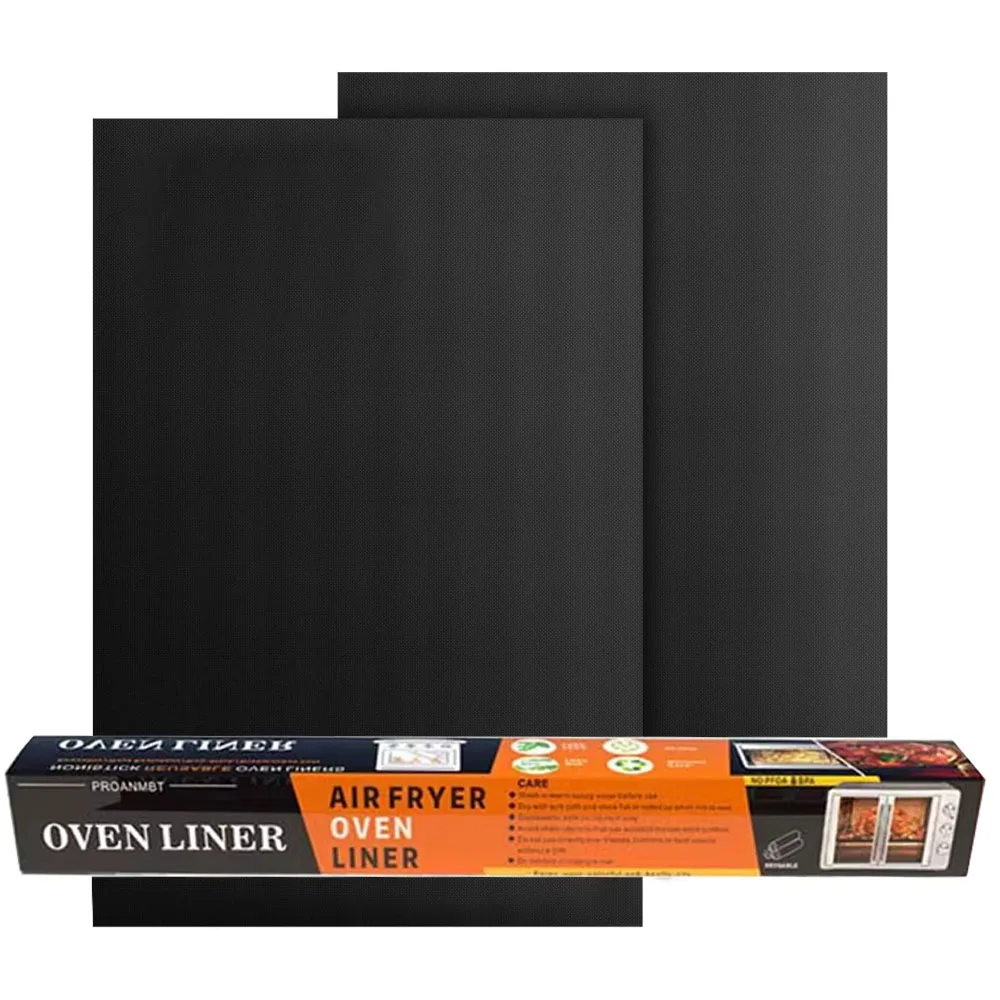BBQ Mats for Gas Grill Oven Liners for Bottom of Oven Non-Stick Reusable Easy Clean Grilling Sheets for Gas Charcoal Electric