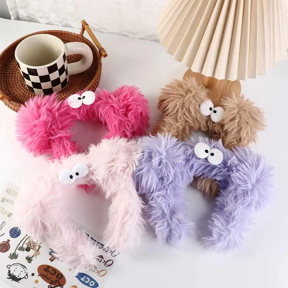 

Cute Hair Accessories Ugly Doll Headband Plush Korean Style Funny Hair Hoop Headpiece Hairbands Cartoon Hair Hoop Outdoor