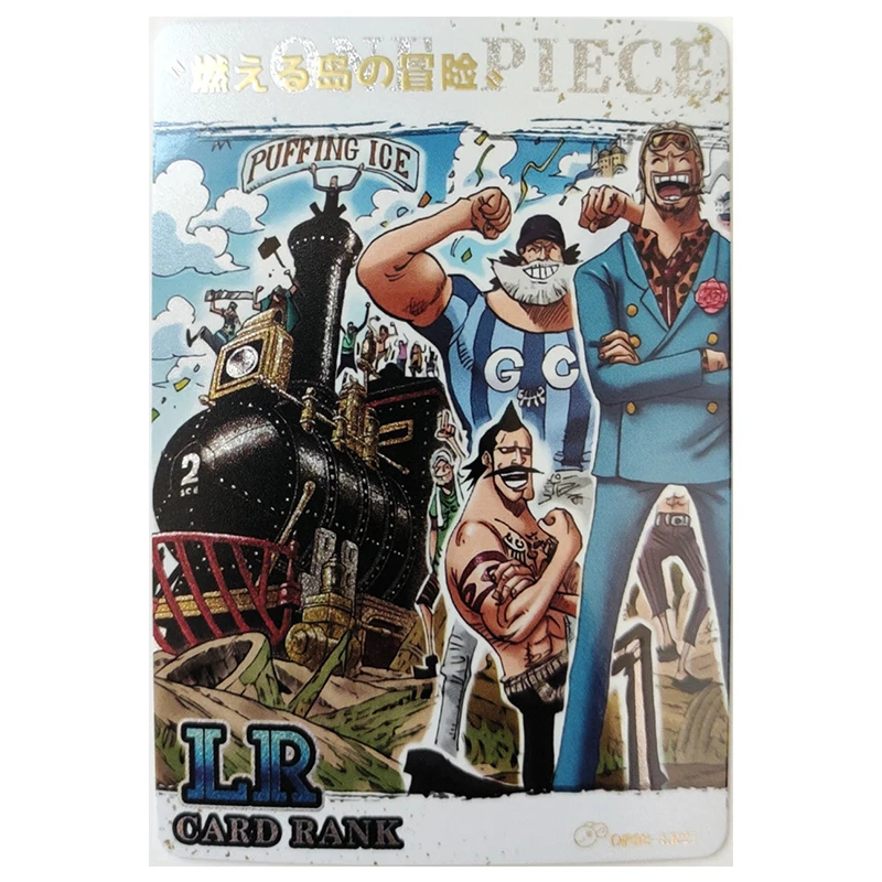 Anime ONE PIECE Rare LR Foil Foil Foil Luffy Zoro Sanji Nami Ace Brook Vivi Toys for boys Collectible Cards Birthday Present