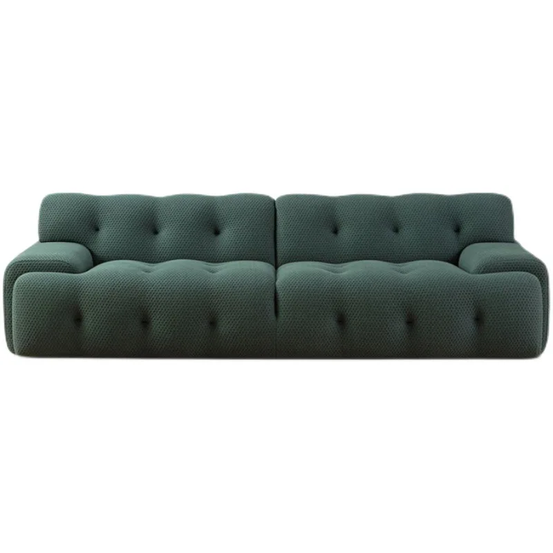 

Straight row fabric sofa