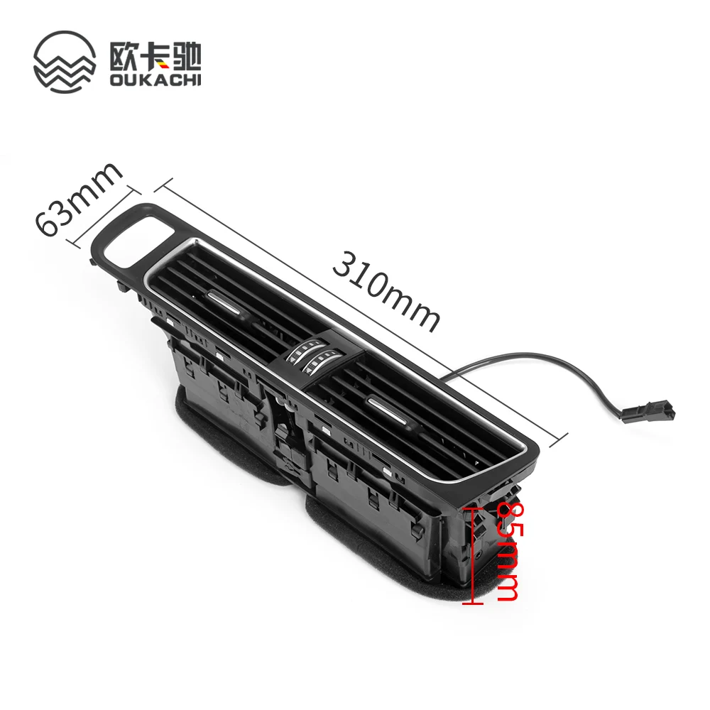 Premium Center Air Vent Assembly Compatible with Audi Q5 2009-2018 Replacement Part 8R1820951