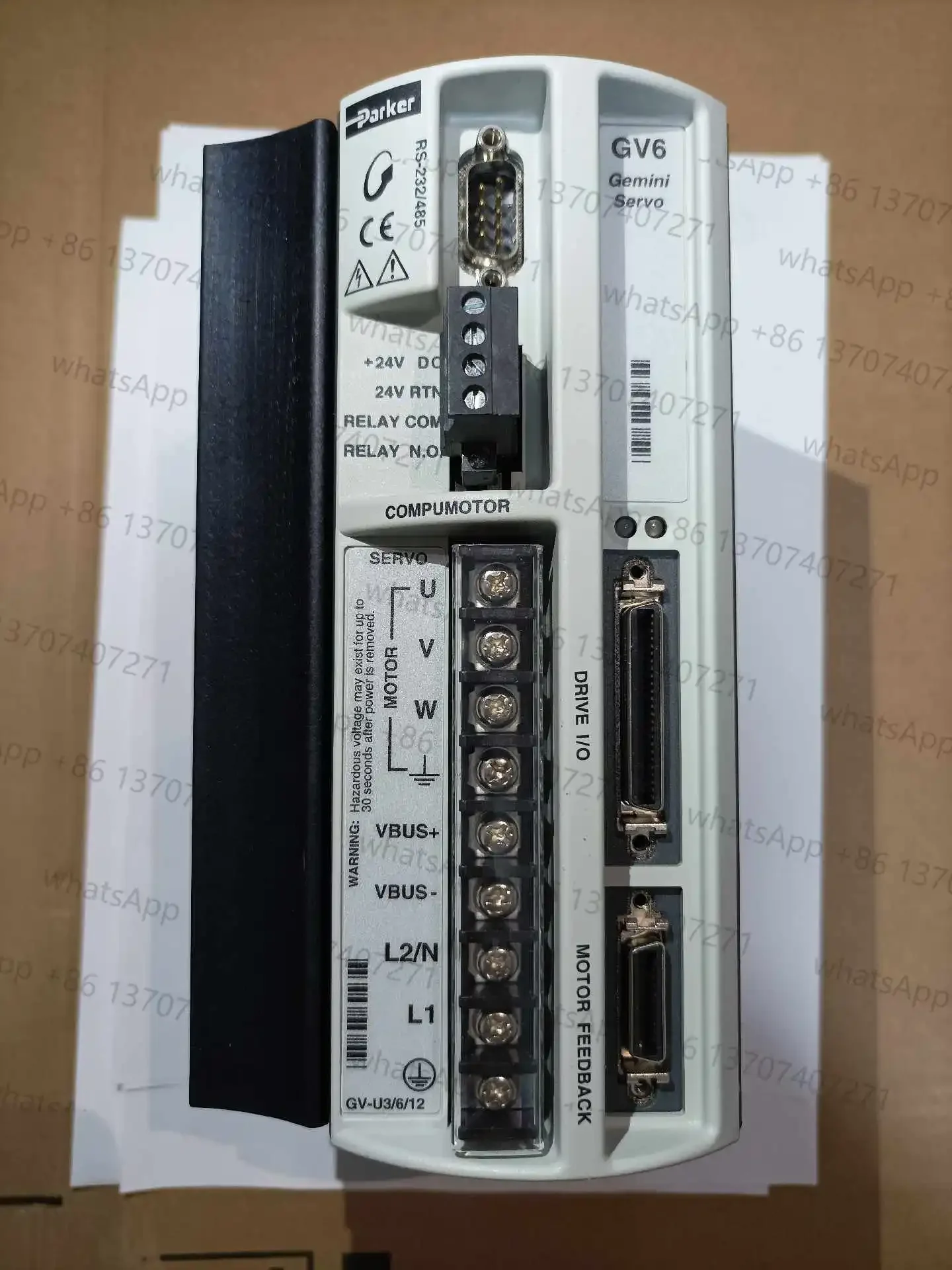 Penggerak Servo GV6-U6E-NK untuk Parker