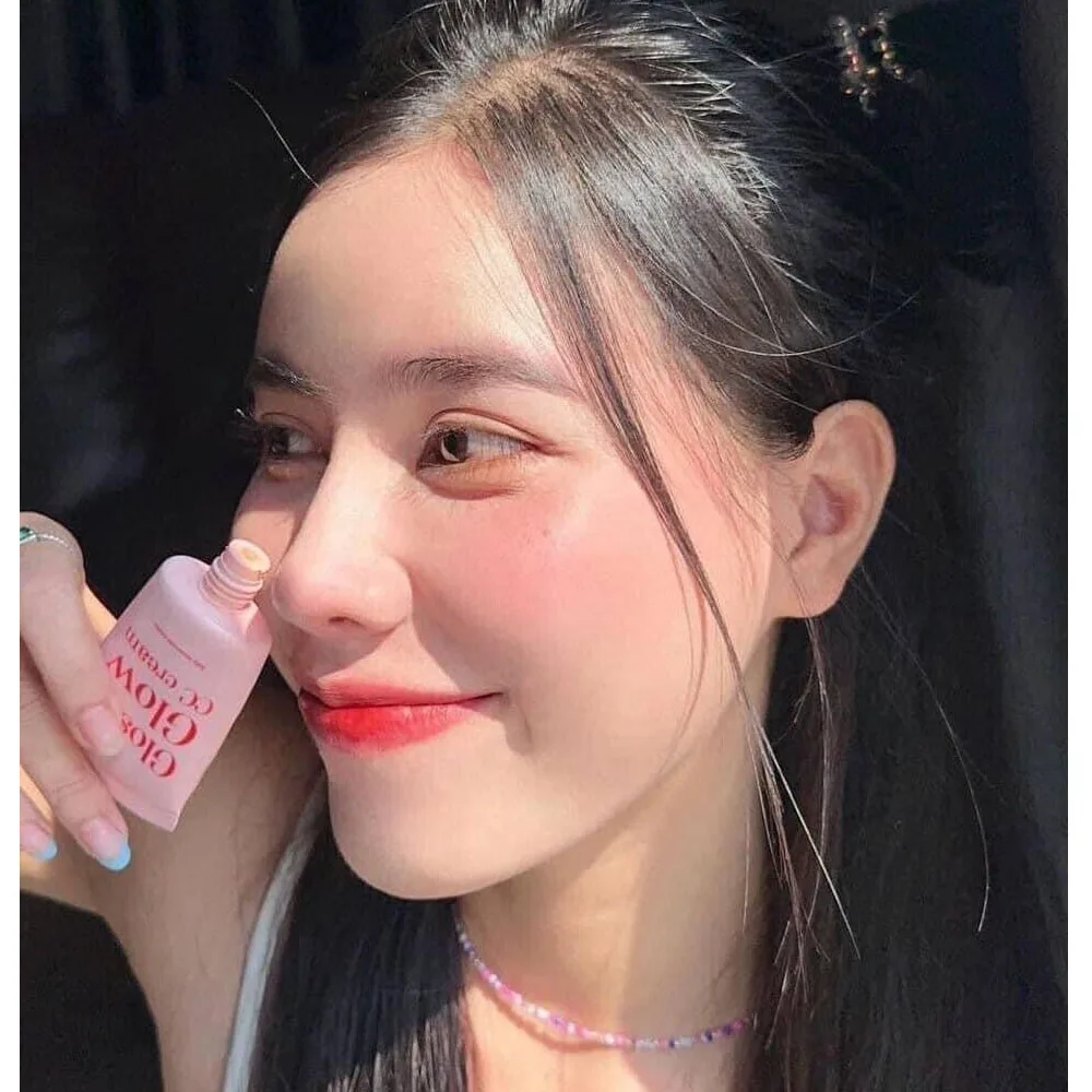 Glossy Glow CC Sunscreen Waterproof sweat proof, oil control Nourish Concealer Foundation 10g for Man Woman Makeup