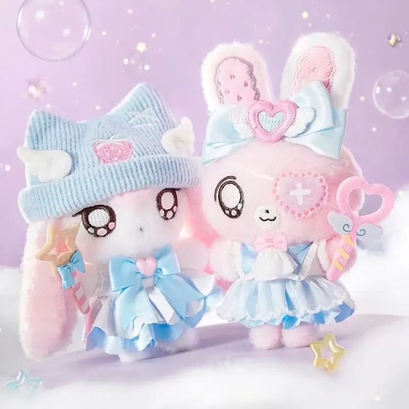 【在庫あり】minidoll-ビビ・フフ-マジカルシリーズ-キーチェーン-かわいい漫画キャラクター-バッグチャーム-ぬいぐるみファンズ向け-コレクションアイテム