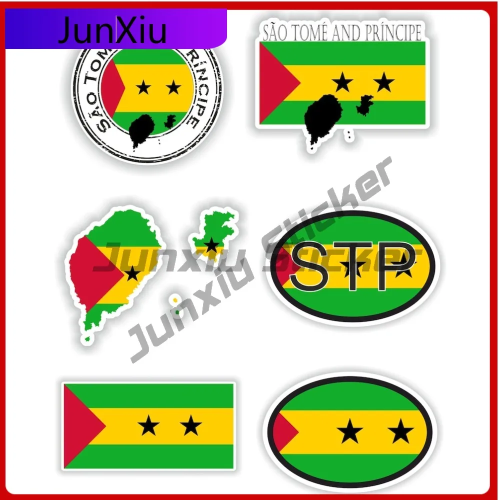 

Модная наклейка на стену/окно для лодки с УФ-защитой, устойчивая к атмосферным воздействиям, прочная, с индивидуальным дизайном, стильная, трендовая, для Принсипу (Сао-Томе)