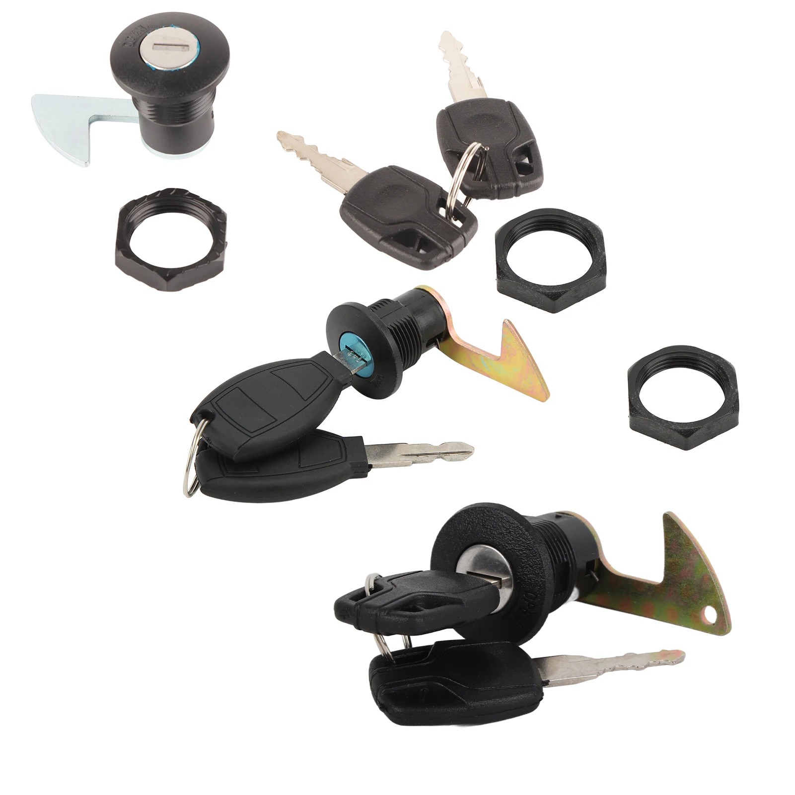 Motorcycle Storage Trunk Lock Scooter Fitting Tail Lock Aluminum Plastic  for Electric Motorcycles Storage Trunk