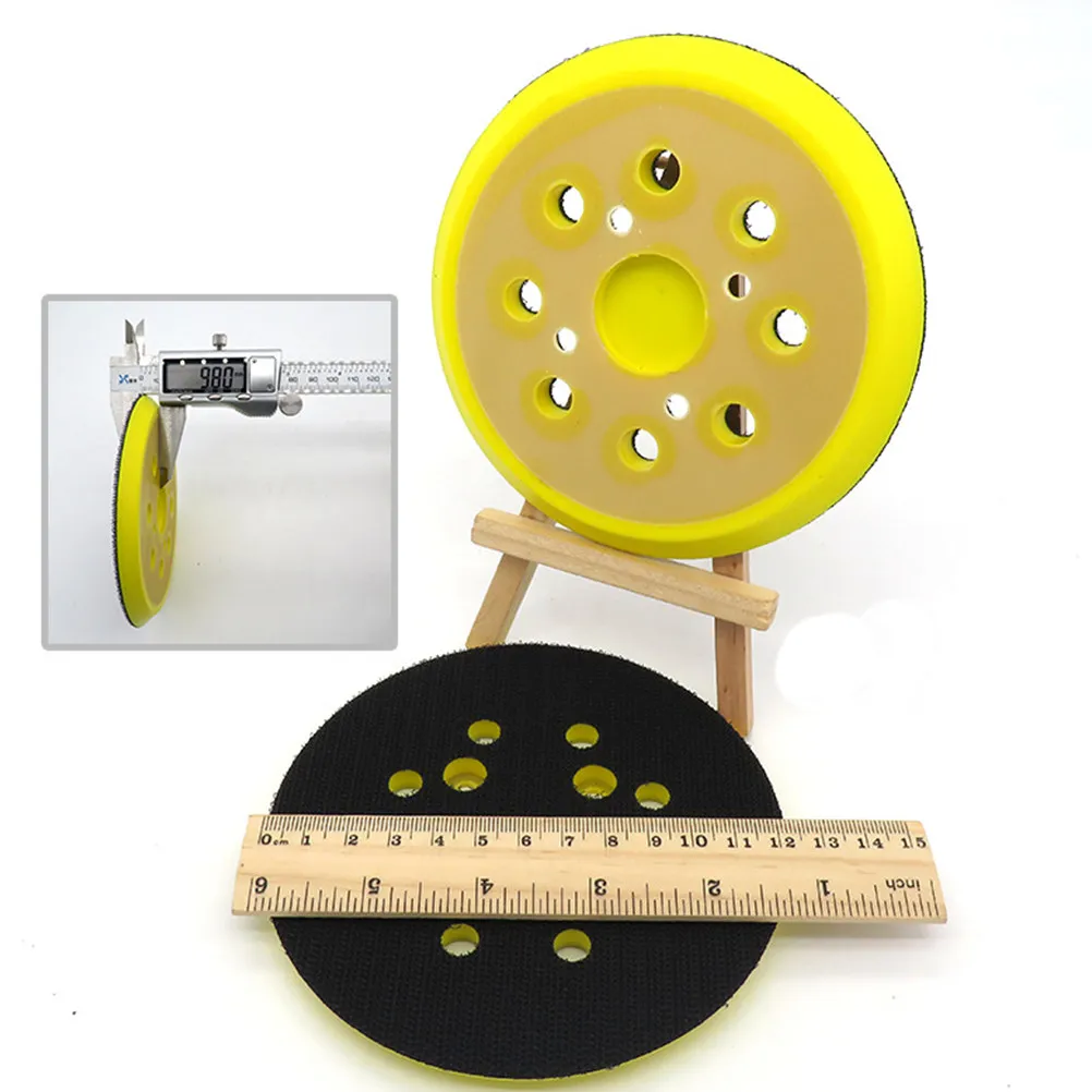 

Самоклеящаяся шлифовальная пластина с четырьмя отверстиями, электрический шлифовальный диск 5 дюймов (125 мм) для полировки, снижения шума и удаления пыли