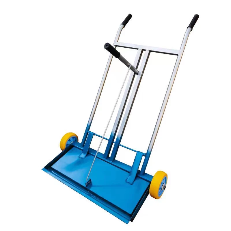 Strong magnetic iron suction trolley, road cleaning, iron filings and slag, self-unloading iron removal magnetic suction truck