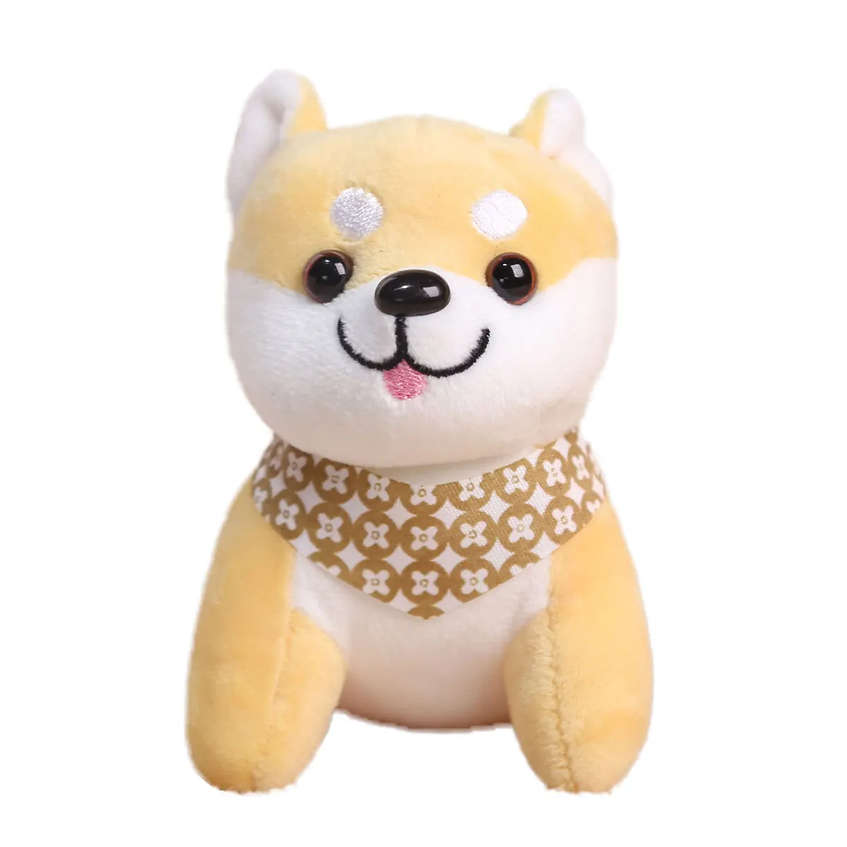 Cartoon Shiba Inu Plüsch Puppe Schlüsselanhänger Lebensechte Tier Welpen Plüsch Puppe Kreative Rucksack Dekoration Anhänger Nettes Geburtstagsgeschenk