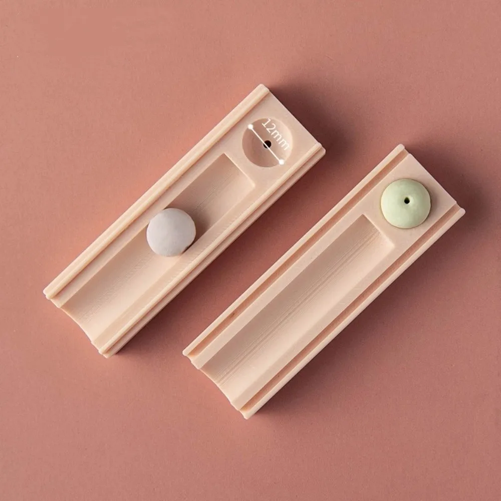 

with Hole Punch Clay Bead Maker Tool DIY Jewelry Earrings Necklaces Rolling Ball Mold Clay Ball Punching Auxiliary Tool