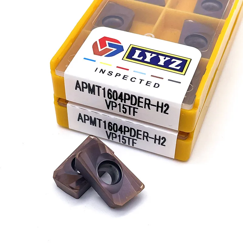 APMT1604 APMT1135 H2 M2 VP15TF كربيد طحن تحول أداة APMT1604 H2 M2 VP15TFLathe أدوات القاطع CNC أداة