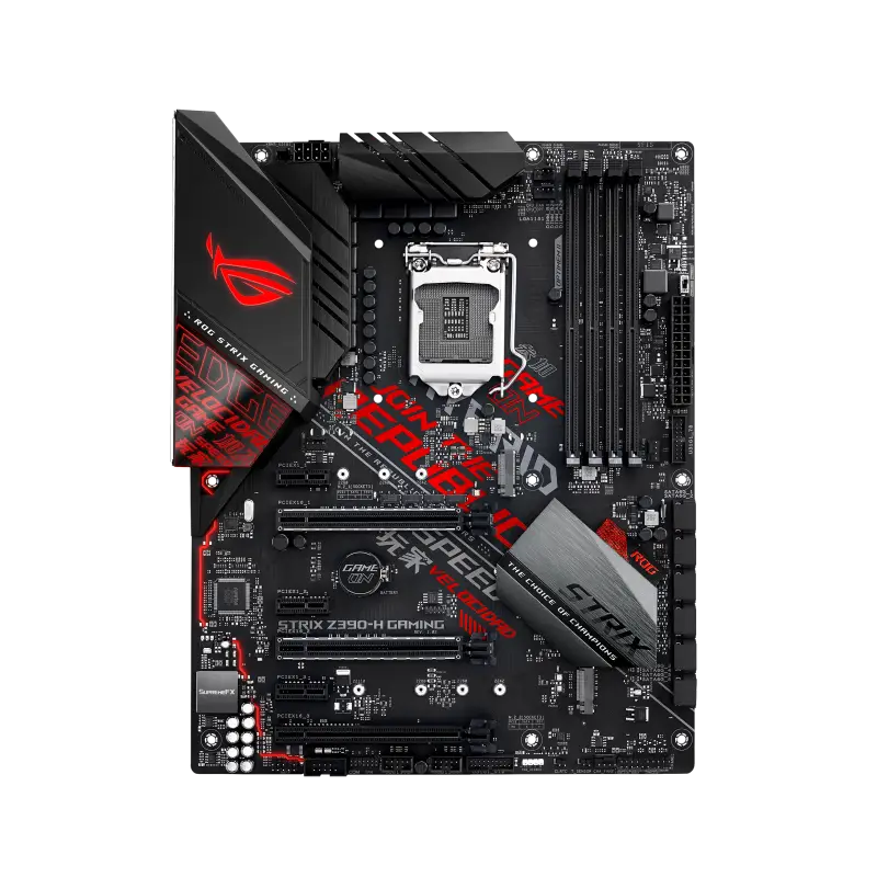 ASUS ROG Strix Z390-H Gaming Motherboard LGA1151 (Intel 8th and 9th Gen) ATX DDR4 DP HDMI M.2 USB 3.1 Gen2 Gigabit LAN - 6