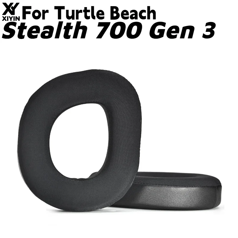 Replacement Soft Memory Foam Mesh / Ice Gel Ear Pads For Turtle Beach Stealth 700 Gen 3 Headphones Earmuffs Repair Parts