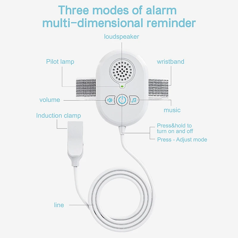 

Bedwetting Alarm Potty Training Sensor For Children Loud Sound Strong Vibration Pee Monitor