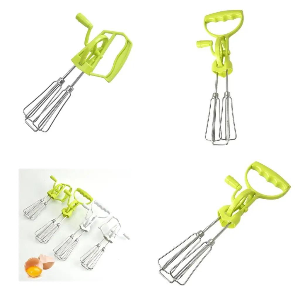 Convenient Rotating Manual Eggs Whisks Machine Practical Hand Crank Eggs Beaters high quality