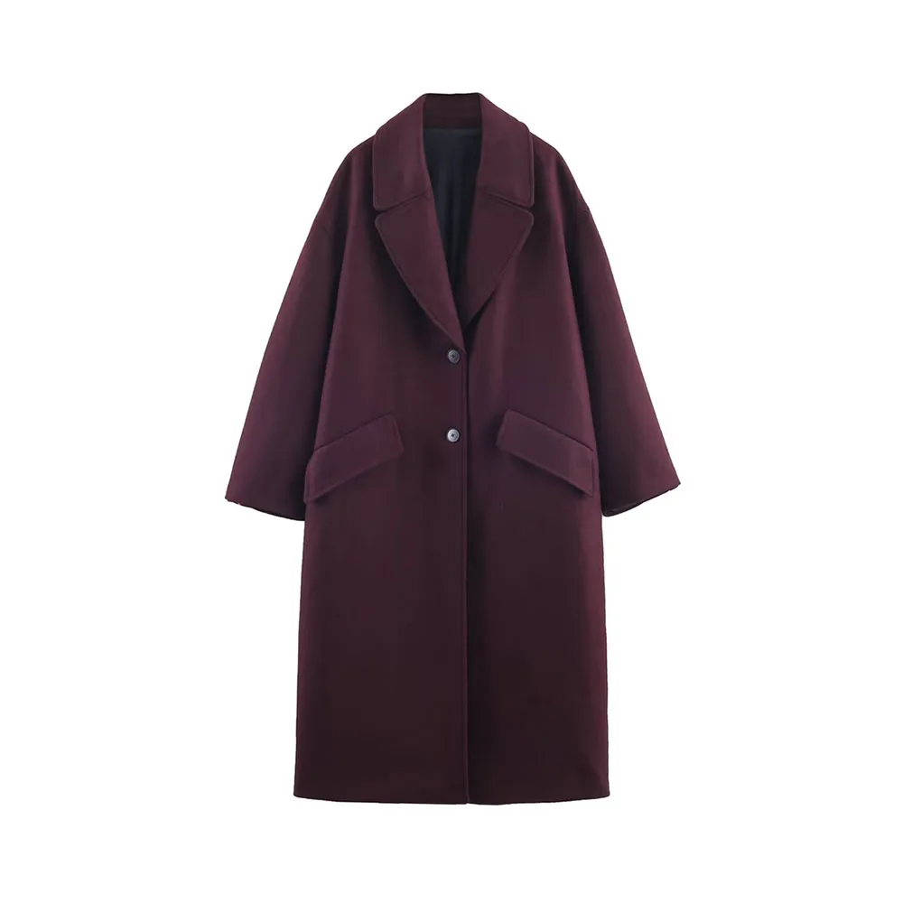 

Autumn and winter new women's fashion oversized long coat jacket