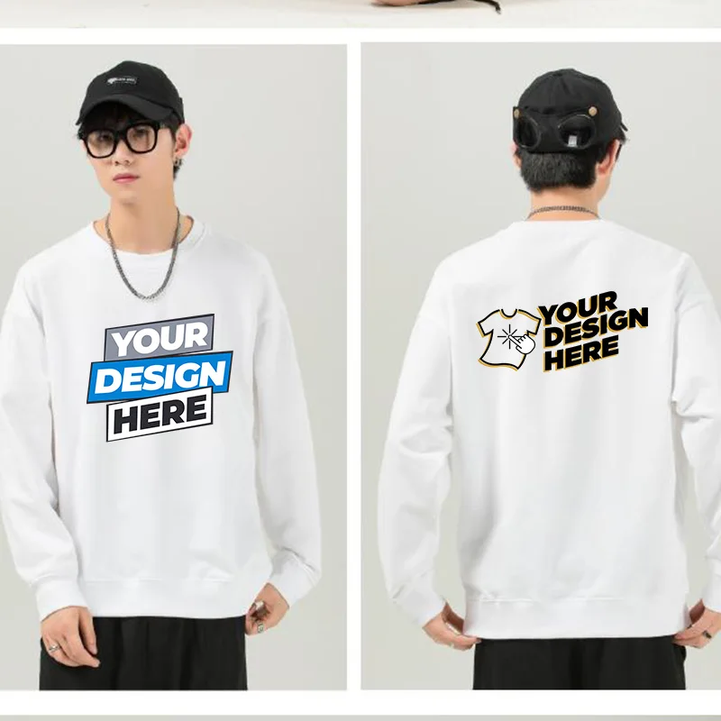 330 جرام جرام الوزن 15 ألوان طباعة شعارك نص فريق سترة موضة س الرقبة ضئيلة سترة تريكو البلوز رجل الذكور جيرسي توب بوي