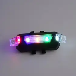 New USB Rechargeable Waterproof Mountain Bike Lamp Warning Cycling Taillight Bike LED Headlight Tail Light For Electric Scooter