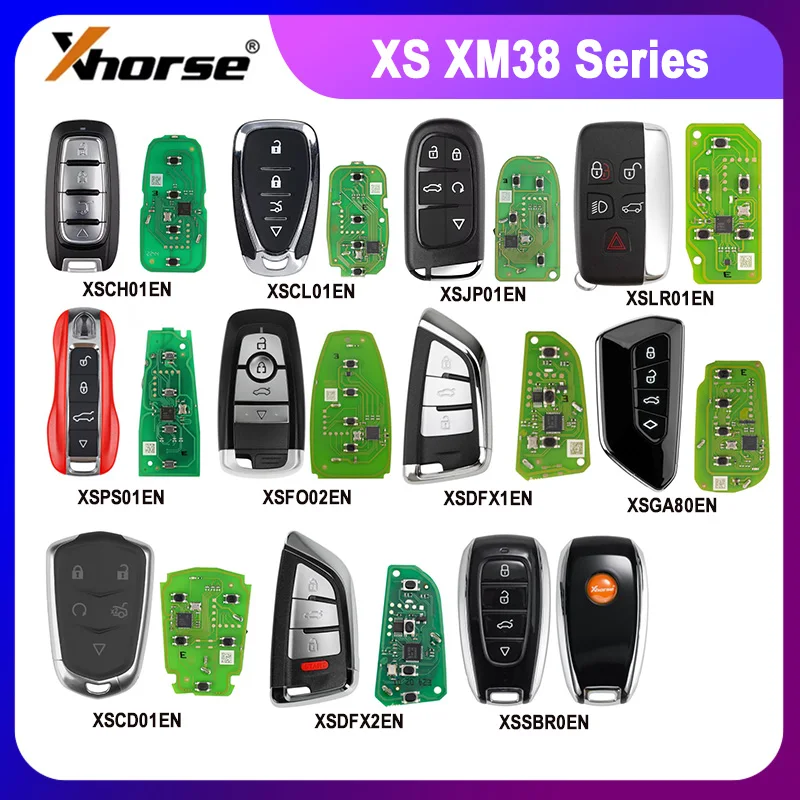 Xhorse Smart Key XSCD01EN XSCH01EN XSCL01EN XSDFX1EN XSDFX2EN XSFO02EN XSGA80EN XSJP01EN XSLR01EN XSPS01 XSSBR0EN Global Version