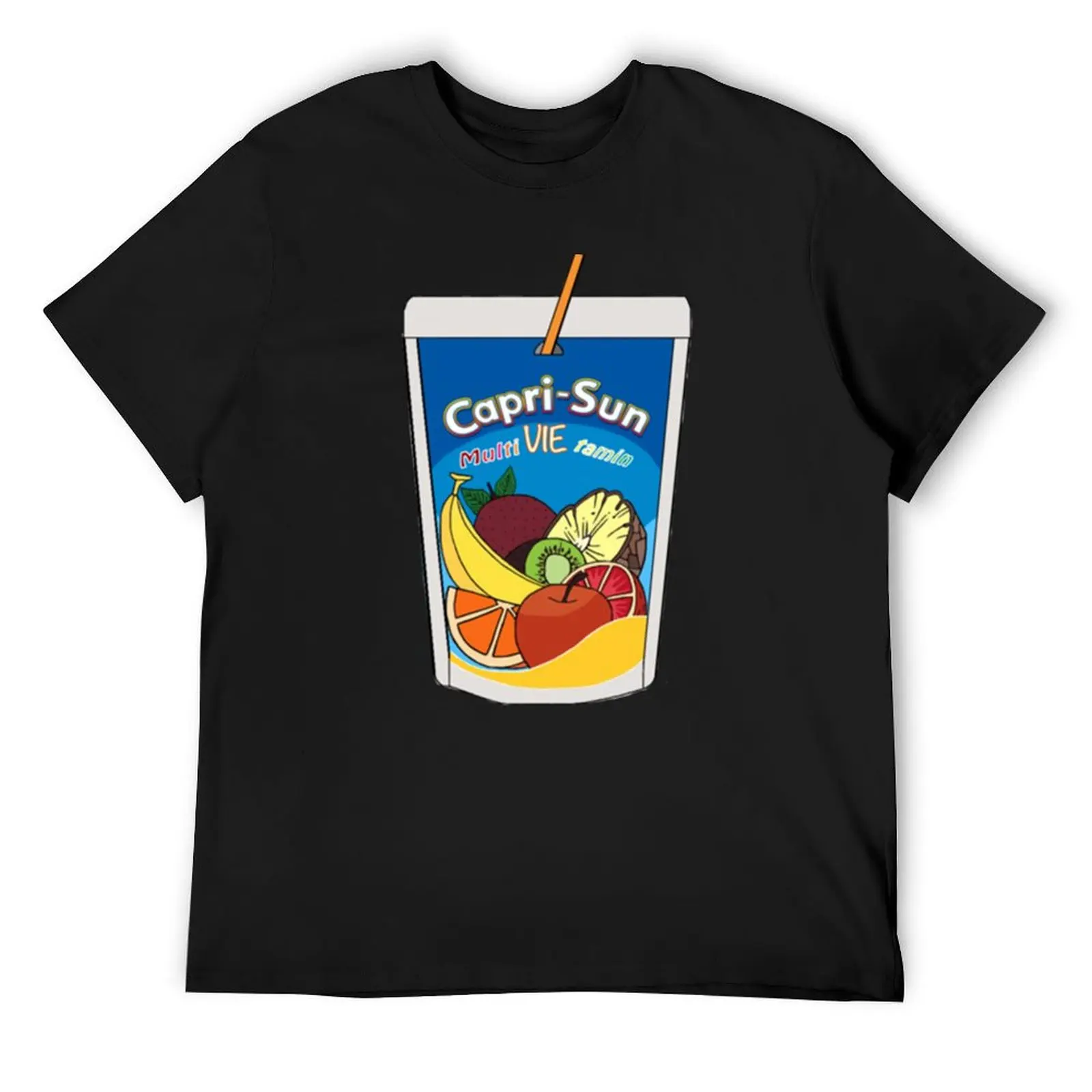 Capri-Sun VIE premium échancré T-Shirt tops shirts graphic anime clothes funny t shirts men