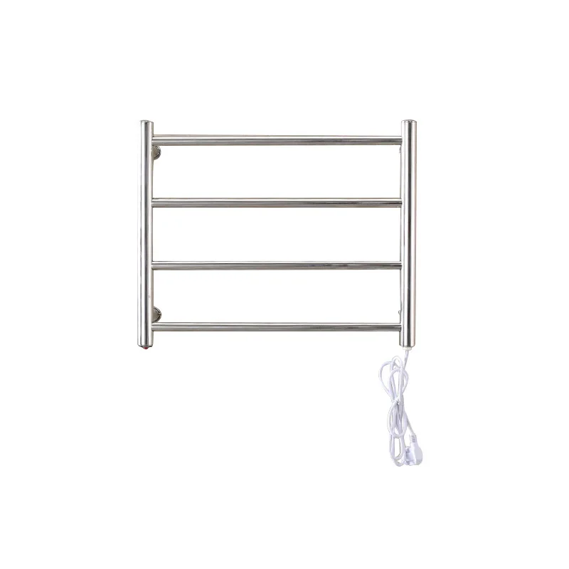 

IP56 Electric Wall Mounted Towel Warmer Rail Heated Rack 304 stainless steel Fashion Square towel warmer for NEW