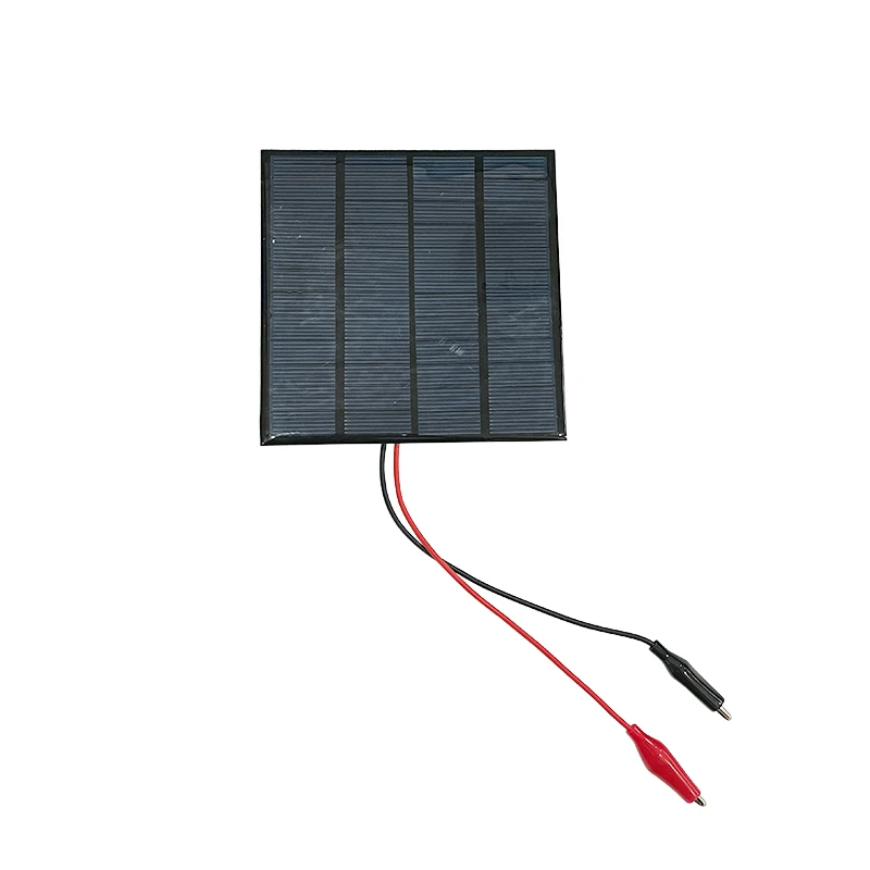 1PC Mini Solar Panel 5V 6V 12V 145mA 330mA 500mA +Tiger Clip DIY Power Solar System Board Rechargeable Lithium Battery - Image 4