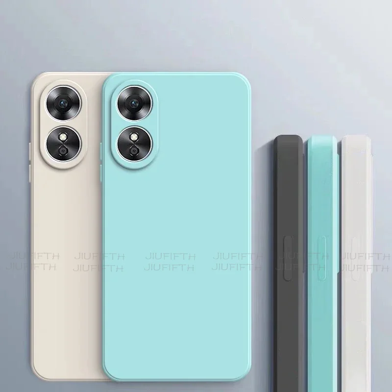 Capa On For OPPO A38 4G Case For Appo Orrs Opos 138 A 18 38 Solid Color Thin Matte Phone Cases Silicone Soft TPU Cover Coques