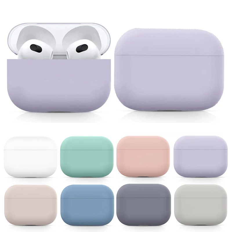 Silicone Case Protective Cover for Apple AirPods 3th generation TPU Earphone Soft Silicone Cover for Air Pods 3 Protective Cases