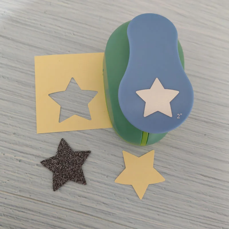 Flower Furador 46mm 50mm DIY Paper Cut EVA Foam Maker Puncher Scrapbooking Labor Saving For Kid Hole Punch Paper Cutter