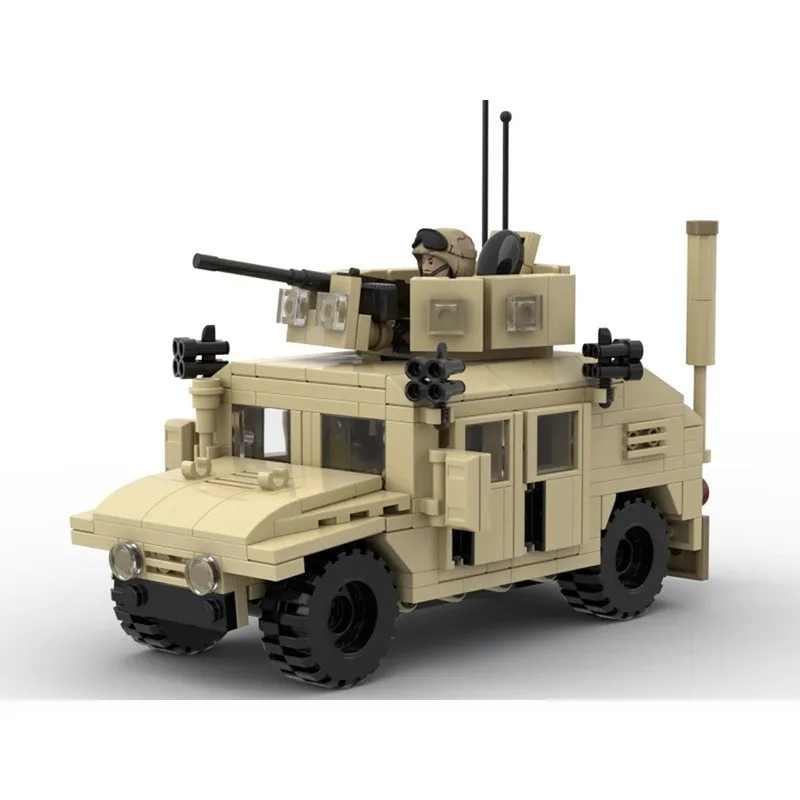 

WW2 Military Hummers Armored Vehicle Building Block Tank Model Kit DIY Brick Education Toy Kids Adults Birthday CHristmas Gift