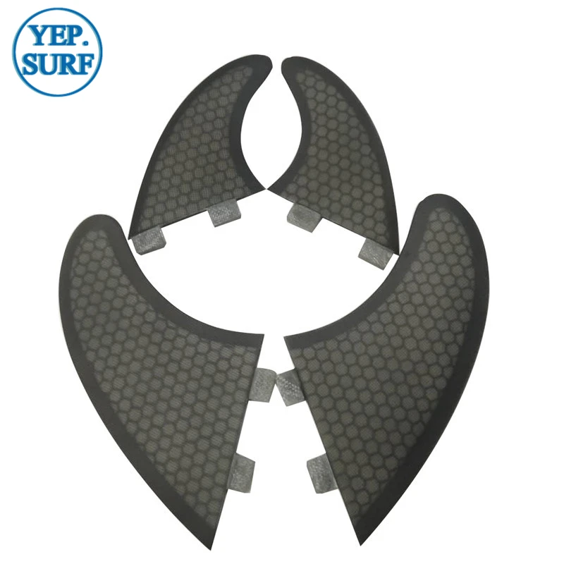 

Surfboard UPSURF FCS Double Tabs Fin GX+TF Keel Fin Honeycomb Surf Fins Quilhas Paddle 4pcs per set Surfing Accessories