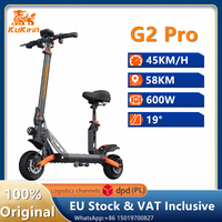 EU Stock Original Kukirin G2 Pro Electric Scooter with Seat 600W Motor 48V 15.6Ah Battery 45KM/H Speed 58KM Range Kickscooter