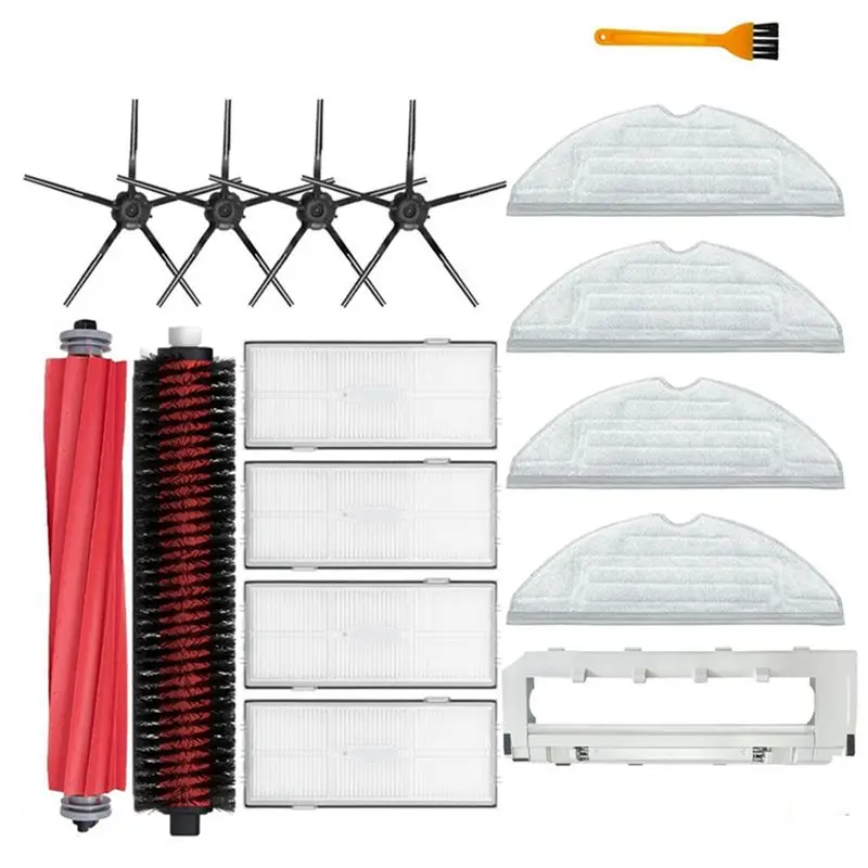 A23F-2 Set For Roborock S7 Maxv Ultra S7 Pro Ultra G10 G10S Main Side Brush Hepa Filter Mop Parts Robot Vacuum Cleaner