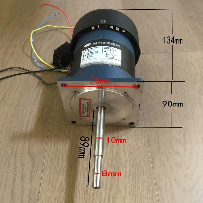 YYD-80-40-1 200V Single-phase Capacitor Asynchronous Motor 40W 2800RPM Heat Shrinking Machine Motor