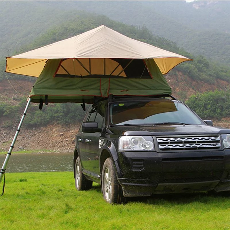 

Hot Selling HOTO Outdoor Hiking Clamshell Camping SUV Tent Folding Soft Roof-Top Tents Car Te High Quality