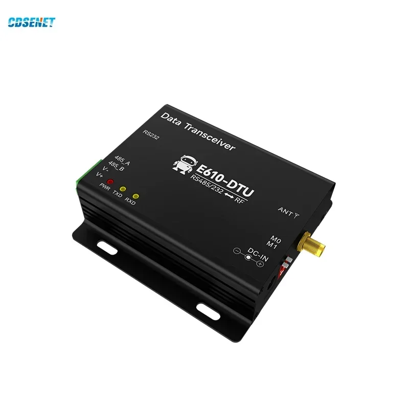 433MHz RS232/RS485 Wireless Digital Radio CDSENT E610-DTU(433C20) High-Speed Continuous Transmission 100mW RSSI Low Latency