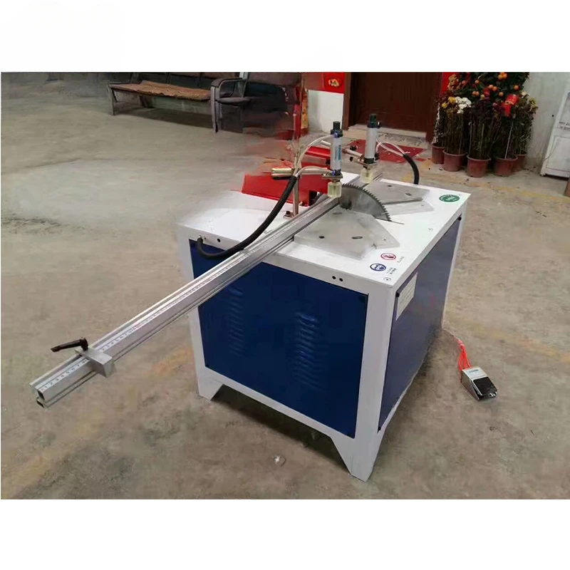 Window Frame Aluminium Cutting Machine 45 Degree 90 Degree Angle Cutting Machine Wood Metal Bar Cutting Machine