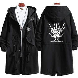 Games Arknights Rhodes Island Long Trench Coat Cosplay Costumes Raythean Cloak Hoodies Jacket Long Solid Windbreak Coat