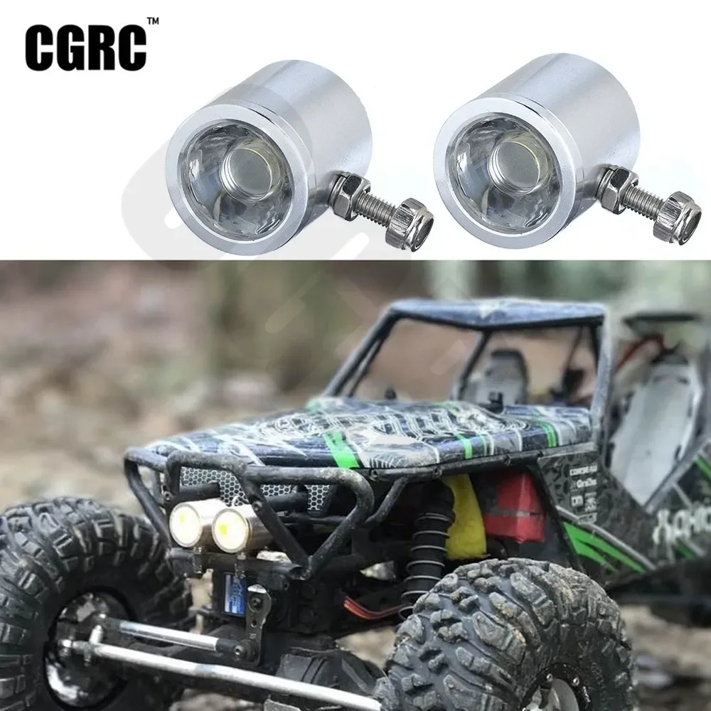 Hoogtepunt Led Spotlight Lichtkoepel Voor 1/5 1/8 1/10 Rc Auto Rc Boot TRX4 SCX10 RC4WD Losi Udr Slash E-REVO X-Maxx Rovan Baja