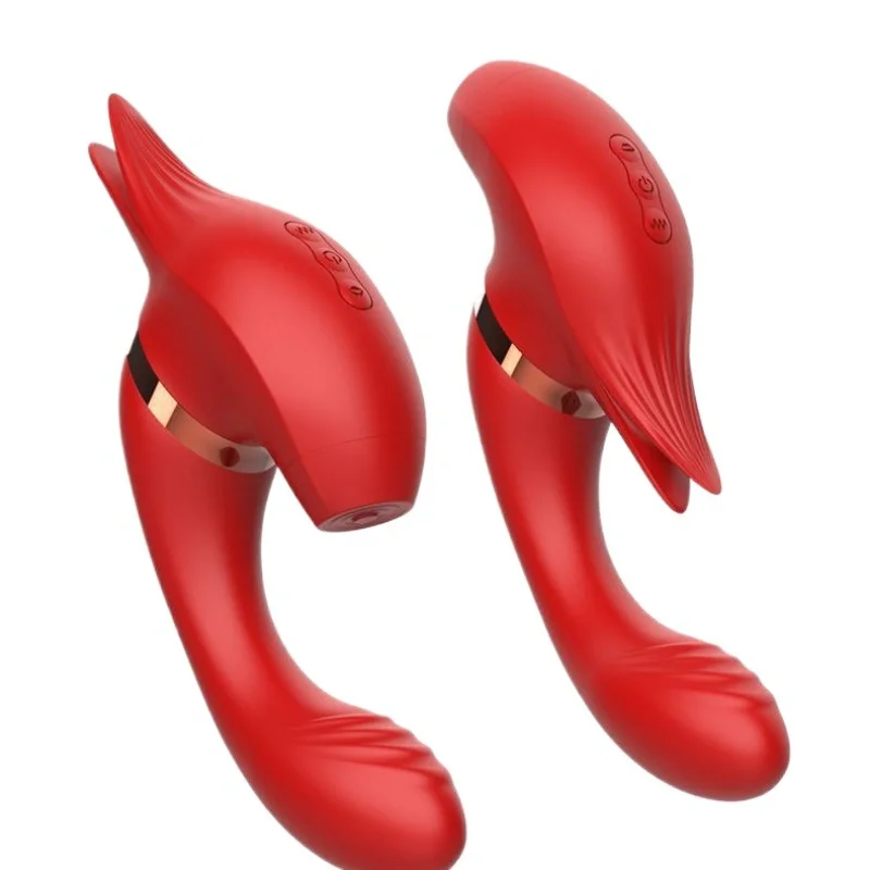 Multi-frequency Suction Tapping Licking Vibration Massager 180 Rotating Ergonomic Personal Wellness Stick for Women